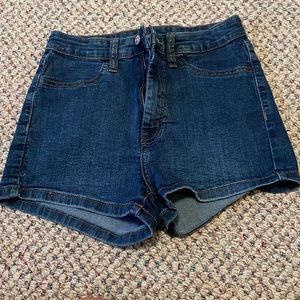 denim shorts